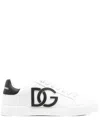 Dolce & Gabbana Lace-up Shoes With Contrasting Heel Tab In White