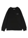 Dolce & Gabbana Logo-patch Sweatshirt In Schwarz