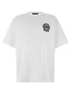Dolce & Gabbana White T-shirt With Crew Neck And Printed Dg Logo On The Chest
