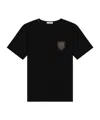 Dolce & Gabbana Logo Patch T-shirt In Black