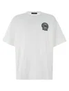 Dolce & Gabbana White T-shirt With Crew Neck And Printed Dg Logo On The Chest