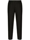 Dolce & Gabbana Men's Wool Trousers In Black