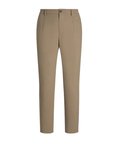 Dolce & Gabbana Straight-leg Trousers In Gray