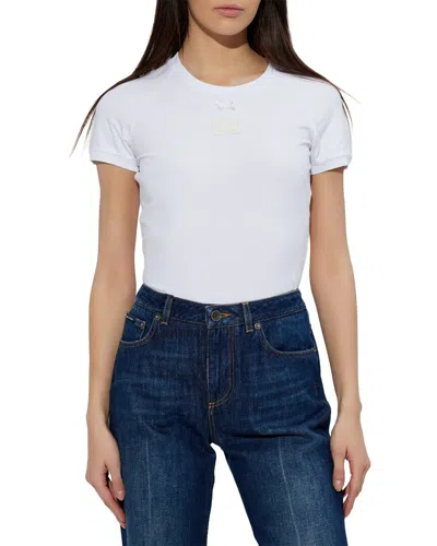Pre-owned Dolce & Gabbana Logo Patch T-shirt