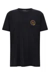 Dolce & Gabbana Cotton T-shirt With Patch In Blue