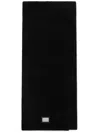 Dolce & Gabbana Logo-patch Wool Scarf In Black