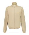 Dolce & Gabbana Logo-patch Lightweight Jacket In Brown