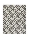 Dolce & Gabbana Logo-pattern Blanket In Green