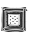 Dolce & Gabbana Logo-pattern Silk Scarf In Black