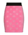 Dolce & Gabbana Minirock Aus Samt In Pink