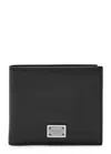 Dolce & Gabbana Dolce&gabbana Black Leather Wallet With Logo In Black