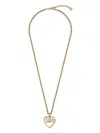 DOLCE & GABBANA LOGO-PENDANT NECKLACE