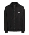 Dolce & Gabbana Logo-plaque Bomber Jacket In Black