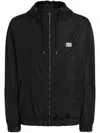 Dolce & Gabbana Logo-plaque Bomber Jacket In Black