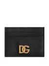 Dolce & Gabbana Logo-plaque Cardholder In Blue