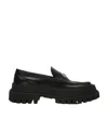 Dolce & Gabbana Logo-plaque Chunky Loafers In Black