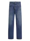 Dolce & Gabbana Jeans With Logo Patch In Blue