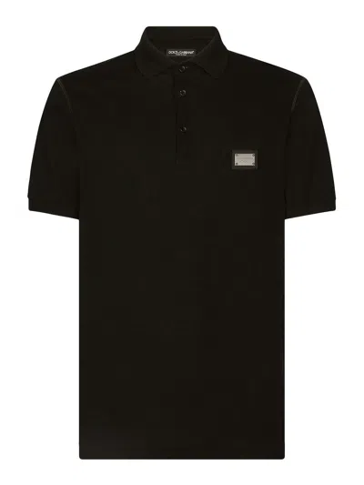 DOLCE & GABBANA POLO - NEGRO