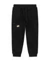 Dolce & Gabbana Logo-plaque Cotton Track Pants In Black