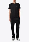Dolce & Gabbana Logo Plaque Crewneck T-shirt In Black