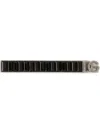 Dolce & Gabbana Logo-plaque Rhinestone-embellished Tie Pin In Silver