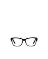Dolce & Gabbana Logo-plaque D-frame Glasses In Black