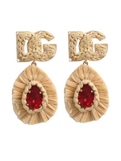 Dolce & Gabbana Logo-plaque Earrings
