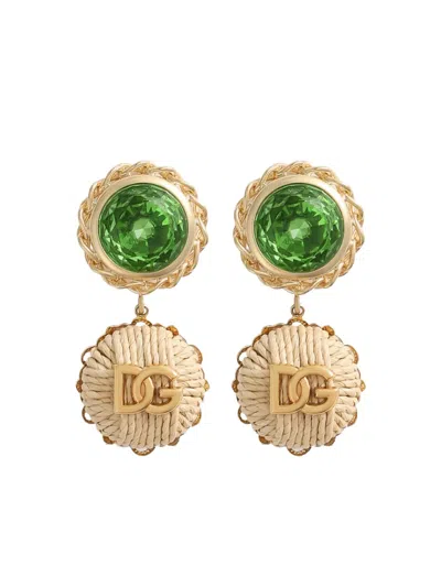 Dolce & Gabbana Logo-plaque Earrings