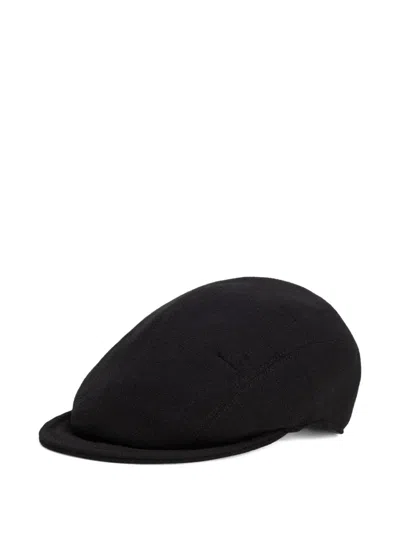 Dolce & Gabbana Logo-plaque Flat-top Cap In Black