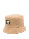 Dolce & Gabbana Logo-plaque Hat In Neutrals