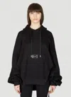 Dolce & Gabbana Women Logo Plaque Hooded Sweatshirt In Black