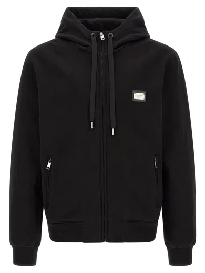 Dolce & Gabbana Logo Plaque Hoodie