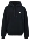 Dolce & Gabbana Hoodie With Drawstring And Kangaroo Pocket In Blu