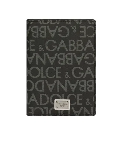 DOLCE & GABBANA DOLCE  GABBANA LOGO PLAQUE CARD HOLDER