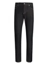 Dolce & Gabbana Trousers With Belt Loops And Contrast Stitching In Black