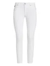 Dolce & Gabbana Logo Denim Trousers In White