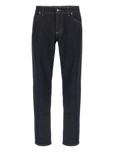 DOLCE & GABBANA LOGO-PLAQUE JEANS