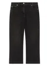Dolce & Gabbana Logo-plaque Jeans In Black