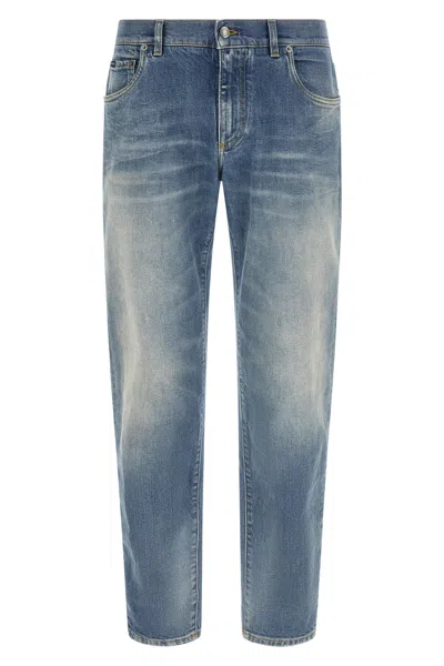 Dolce & Gabbana Straight-leg Denim Jeans In Blue