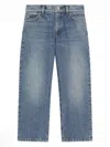Dolce & Gabbana Logo-plaque Jeans In Blue