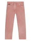 Dolce & Gabbana Logo-plaque Jeans In Pink