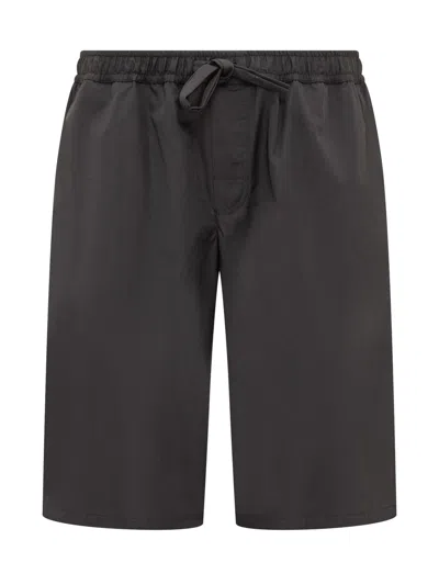 Dolce & Gabbana Logo Plaque Jogging Shorts In Nero