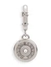 Dolce & Gabbana Logo-plaque Keyring In Silver