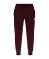 Dolce & Gabbana Logo-plaque Knitted Track Pants In Brown