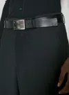 Dolce & Gabbana Men Logo Plaque Leather Belt In Black