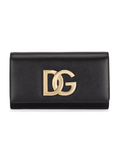 Dolce & Gabbana Dolce  Gabbana 3.5 Dg Shoulder Bag In Black