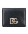 Dolce & Gabbana Logo-plaque Leather Crossbody Bag In Black
