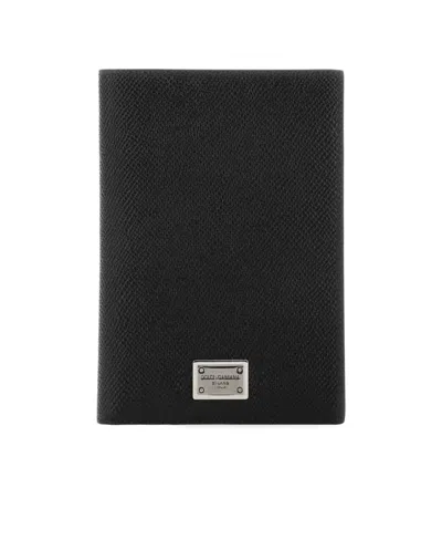 DOLCE & GABBANA DOLCE  GABBANA LOGO PLAQUE PASSPORT HOLDER