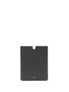 Dolce & Gabbana Logo-plaque Leather Tablet Case In Grey