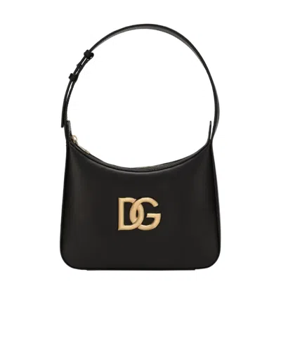 DOLCE & GABBANA DOLCE  GABBANA LOGO PLAQUE SHOULDER BAG